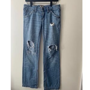 distressed free people jeans